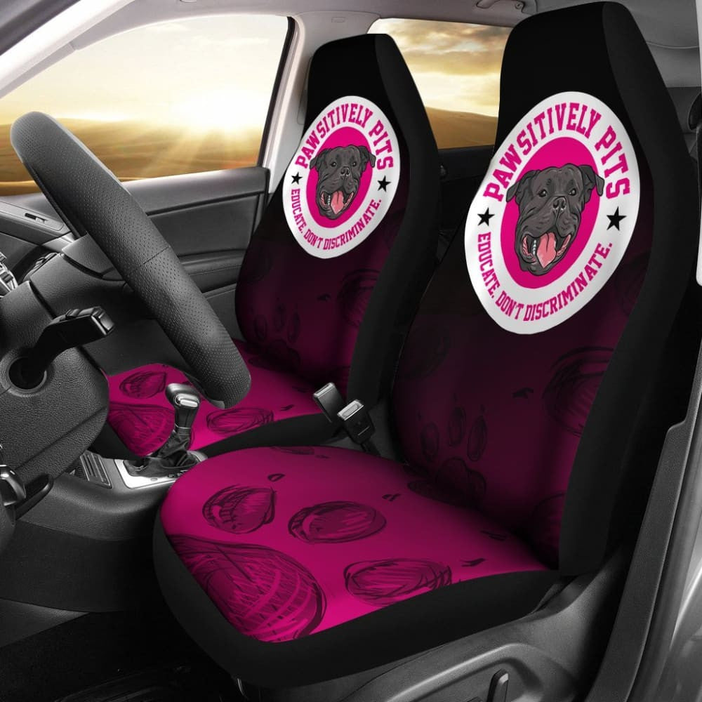Pawsitively Pits Car Seat Covers