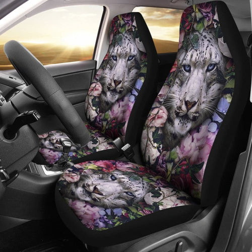 White Tiger Flower Amazing Gift Ideas Car Seat Covers