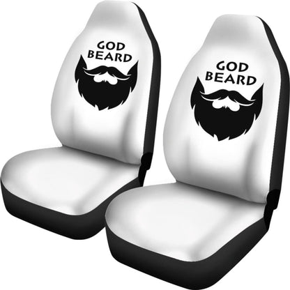 God Beard and Have Fun Car Seat Covers