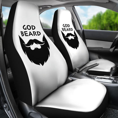God Beard and Have Fun Car Seat Covers