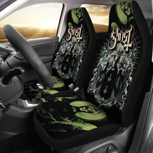 Ghost Car Seat Covers Metal Rock Band Fan Gift Idea