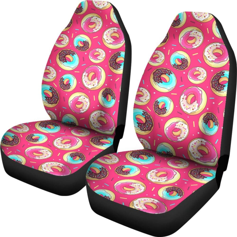 Colorful Donuts Car Seat Covers