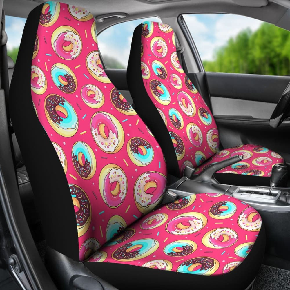 Colorful Donuts Car Seat Covers