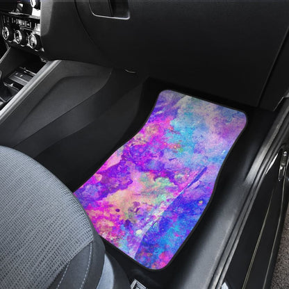 Water Colour Purple Car Mats