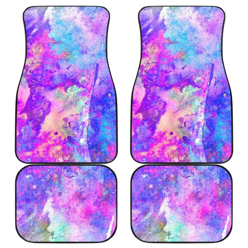 Water Colour Purple Car Mats