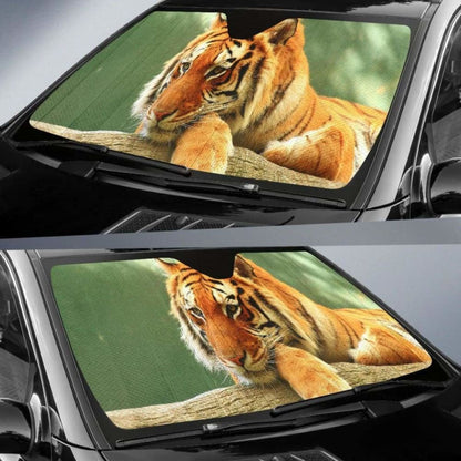 Tiger Rest HdK Car Sun Shade