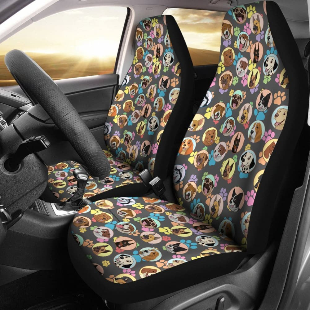 Dogs Galore Car Seat Covers (Paw Prints)  -