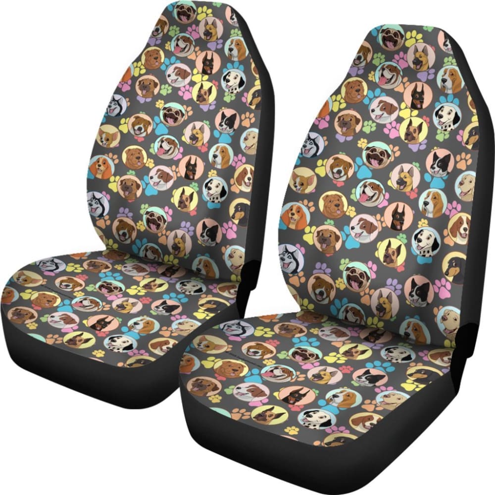 Dogs Galore Car Seat Covers (Paw Prints)  -
