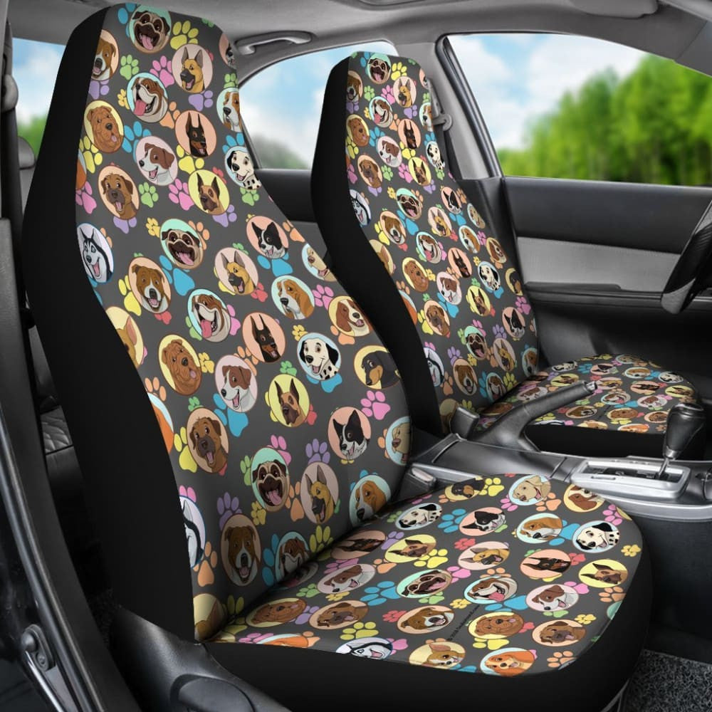 Dogs Galore Car Seat Covers (Paw Prints)  -