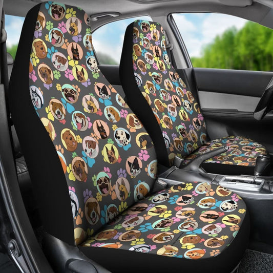 Dogs Galore Car Seat Covers (Paw Prints)  -