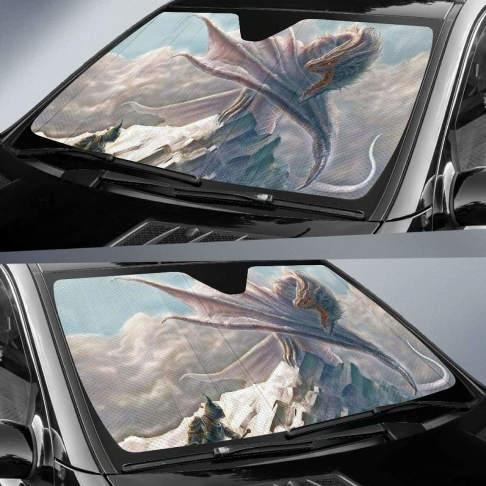 White Dragon Sun Shade amazing best gift ideas