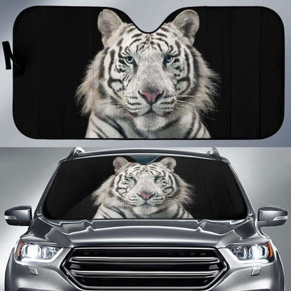 White Tiger Bengal Tiger White Bengal Tiger Car Sun Shade