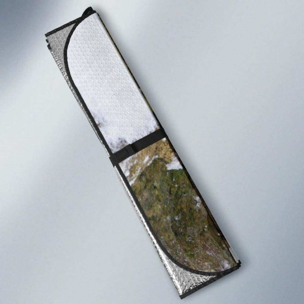 Villy Snow Leopard Cave SnowK Car Sun Shade