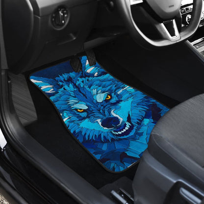 Wolf Front And Back Car Mats