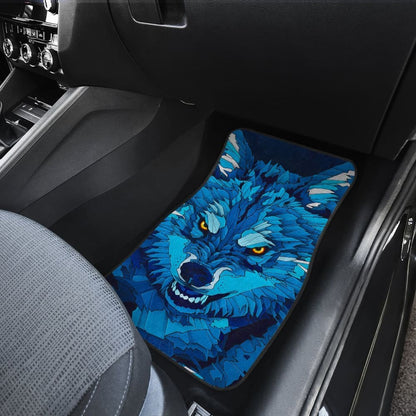 Wolf Front And Back Car Mats