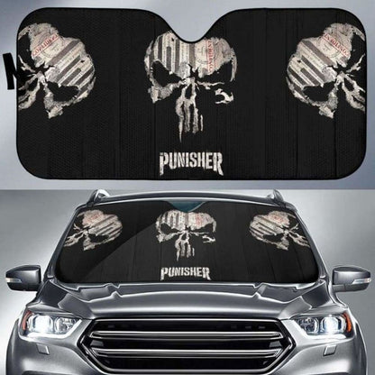 Punisher Car Auto Sun Shade