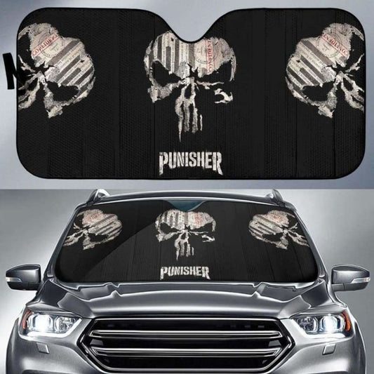 Punisher Car Auto Sun Shade