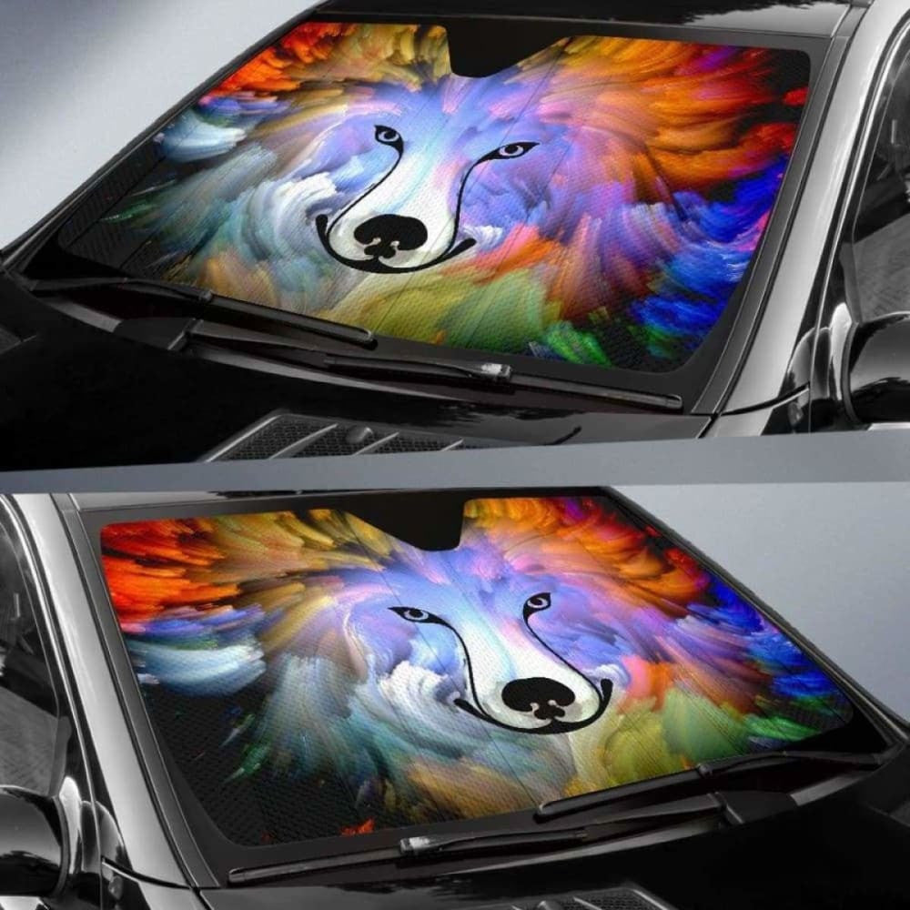 Abstract Dog Sun Shade