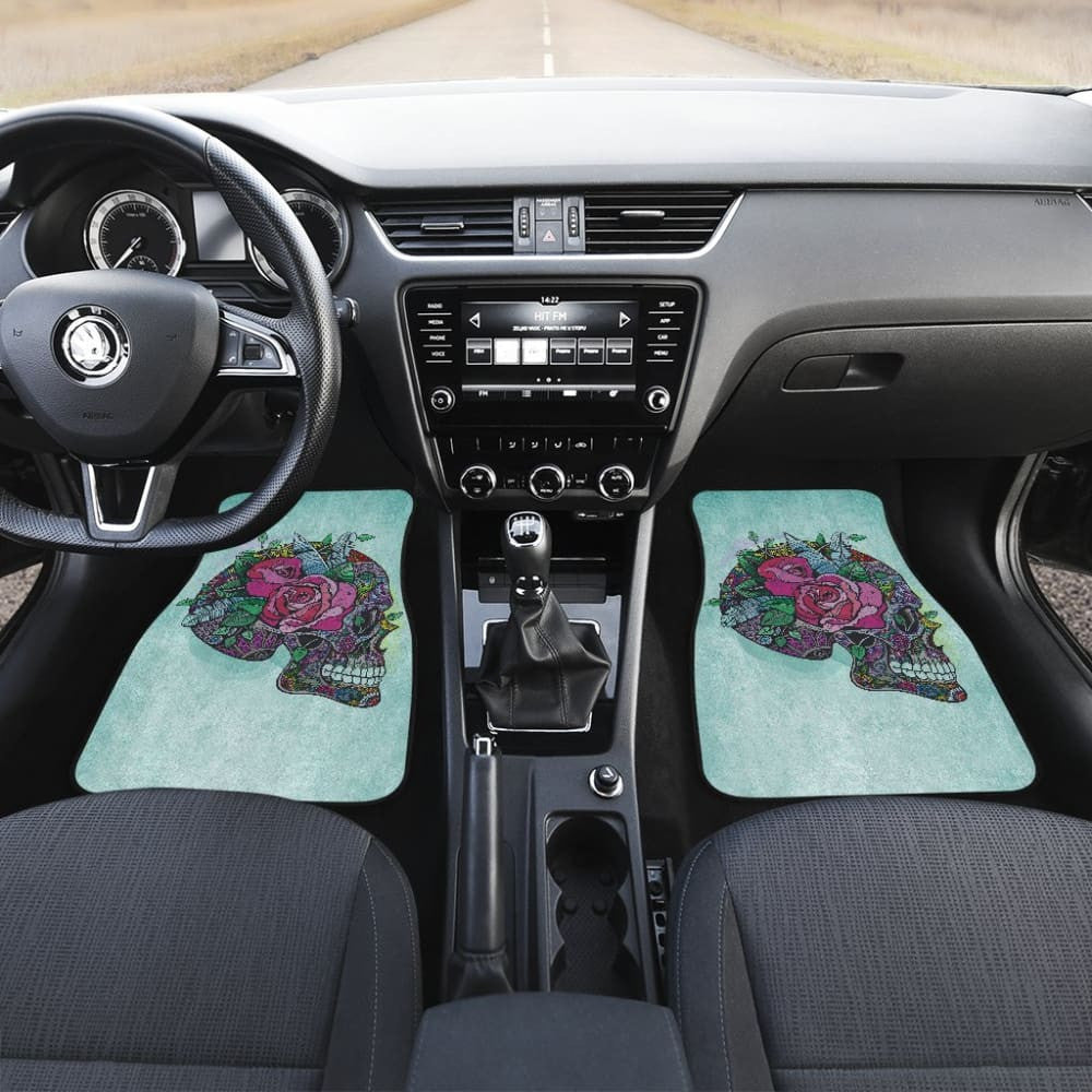 Sugar Skull Car Mat