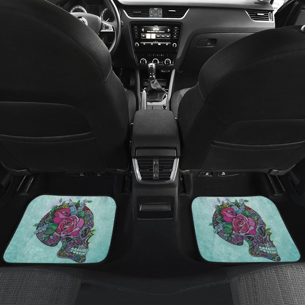 Sugar Skull Car Mat