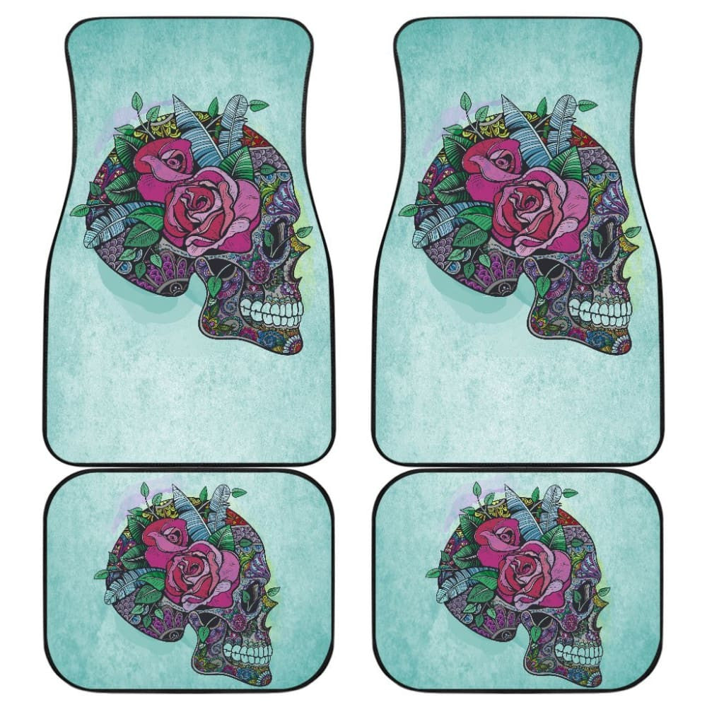 Sugar Skull Car Mat