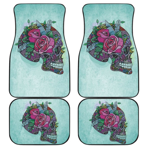 Sugar Skull Car Mat