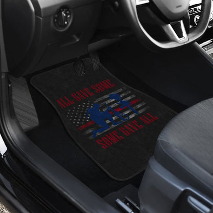 All Gave Some, Some Gave All Patriotic Angel Soldier Car Floor Mats