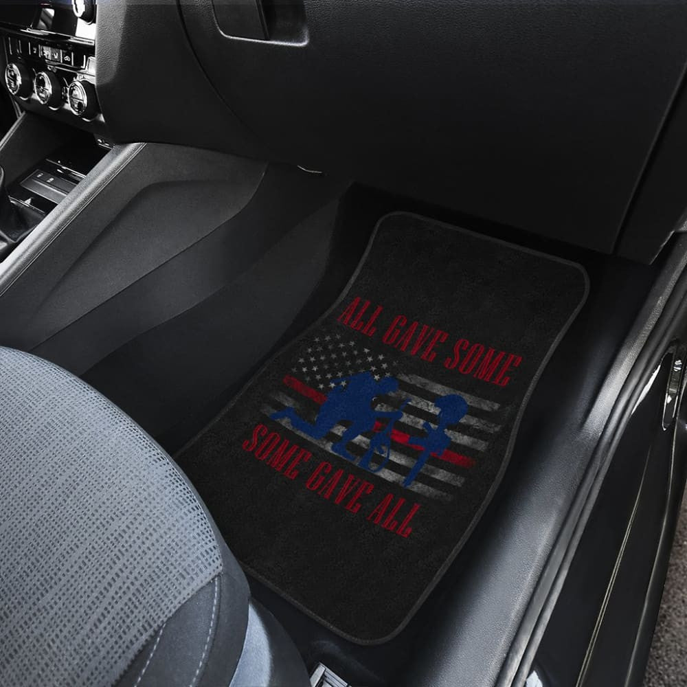All Gave Some, Some Gave All Patriotic Angel Soldier Car Floor Mats