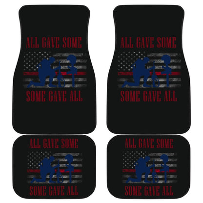 All Gave Some, Some Gave All Patriotic Angel Soldier Car Floor Mats