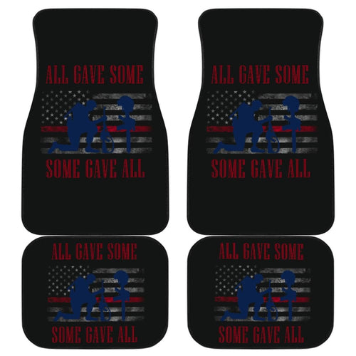 All Gave Some, Some Gave All Patriotic Angel Soldier Car Floor Mats