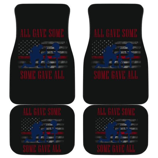 All Gave Some, Some Gave All Patriotic Angel Soldier Car Floor Mats