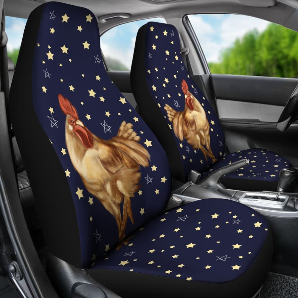 Chicken Car Seat Covers Chicken And Stars
