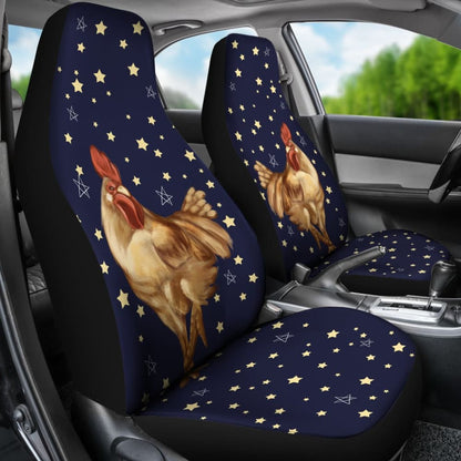 Chicken Car Seat Covers Chicken And Stars