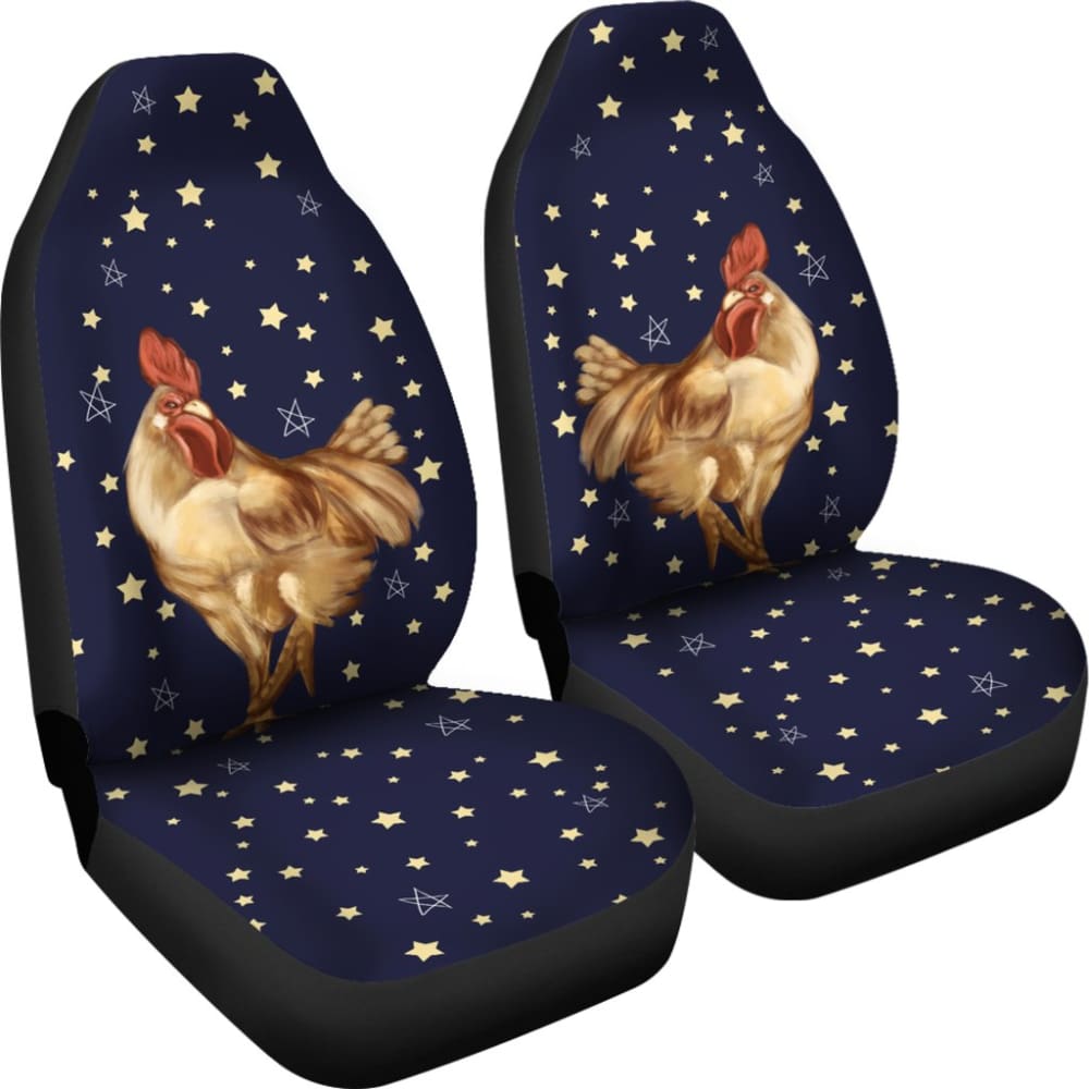 Chicken Car Seat Covers Chicken And Stars