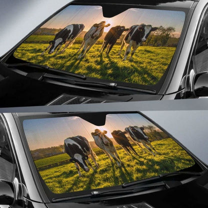 Auto Sun Shades - Cow
