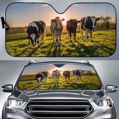 Auto Sun Shades - Cow