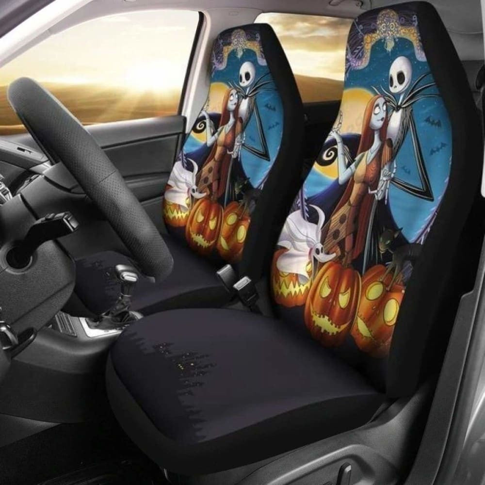 Nightmare Before Christmas Car Seat Covers Jack & Sally