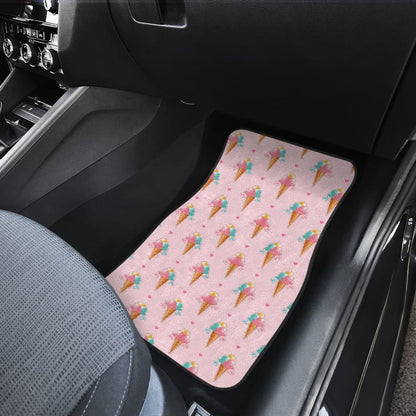 Purple Ice Cream Car Floor Mats