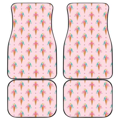 Purple Ice Cream Car Floor Mats