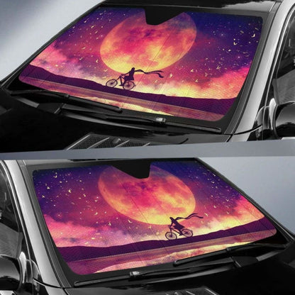 Girly Dream Moon Scenic Surreal Bicycle Car Sun Shade