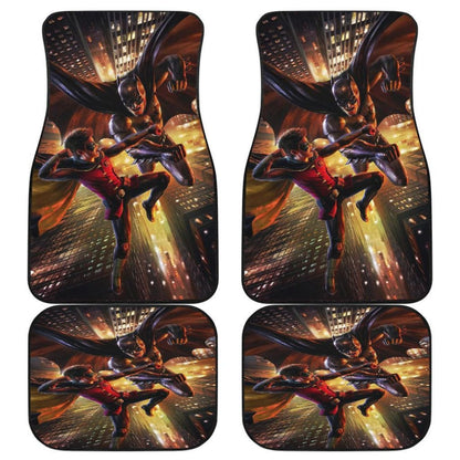 Batman Vs Robin Dc League Car Floor Mats