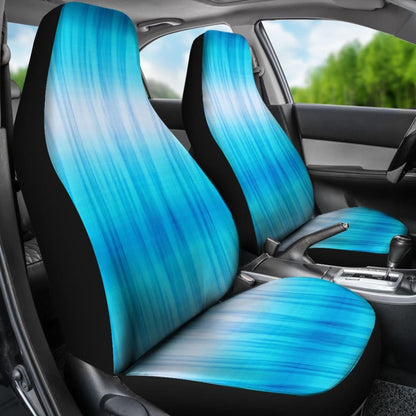 Blue Tie Dye Car Seat Covers