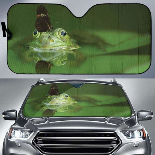 Butterfly Frog Car Auto Sun Shades