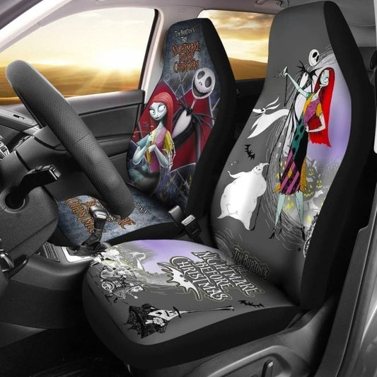 The Nightmare Before Christmas Jack & Sally Car Seat Covers