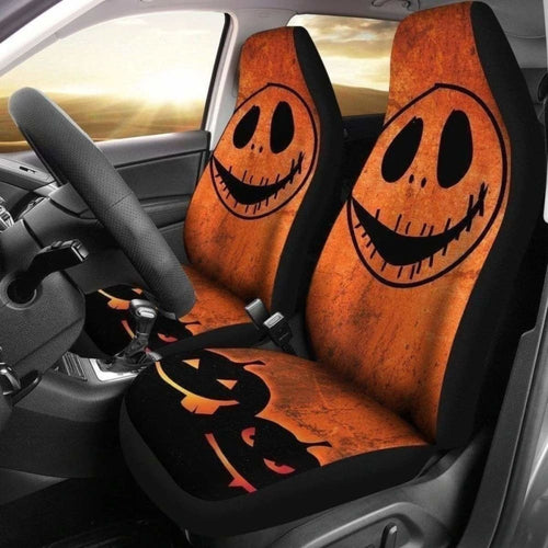 Nightmare Before Christmas Car Seat Covers Jack Face