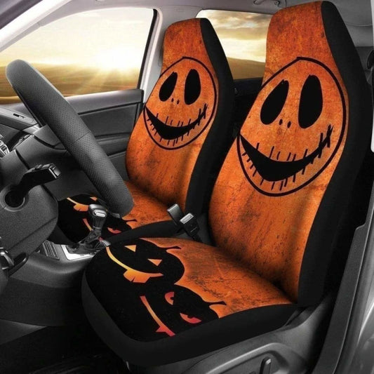 Nightmare Before Christmas Car Seat Covers Jack Face
