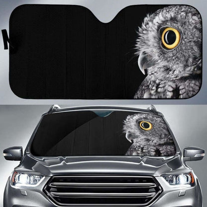 Owl Black HdK Car Sun Shade
