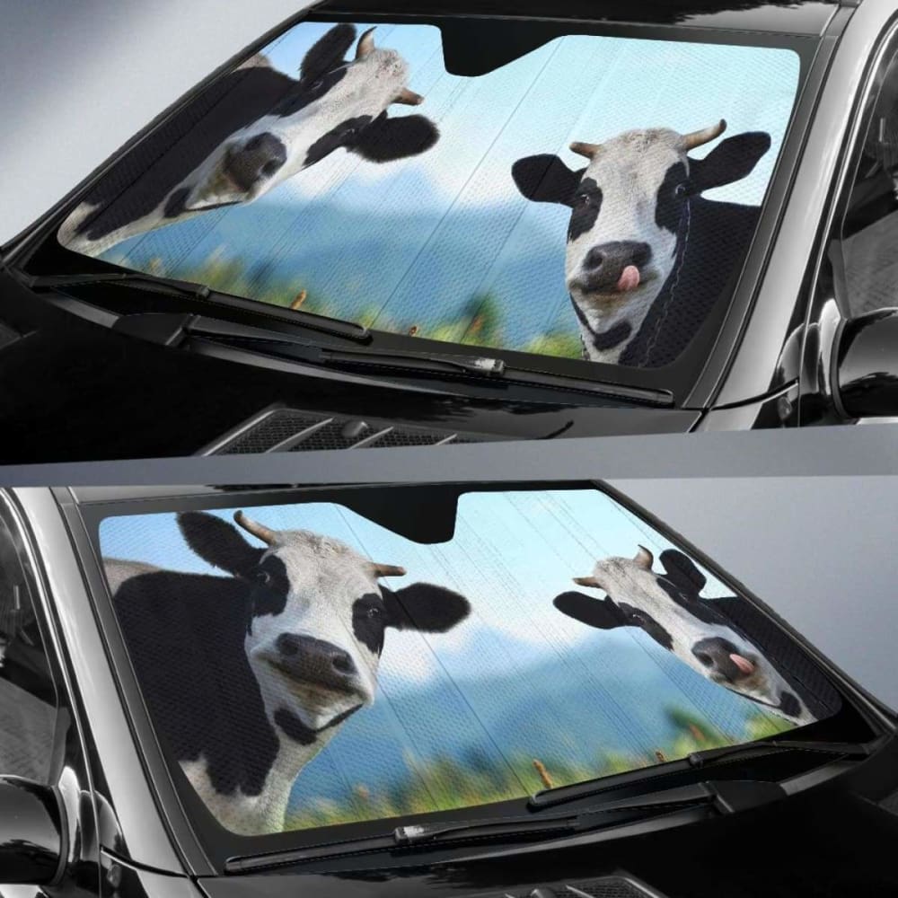 Auto Sun Shades  - Cow