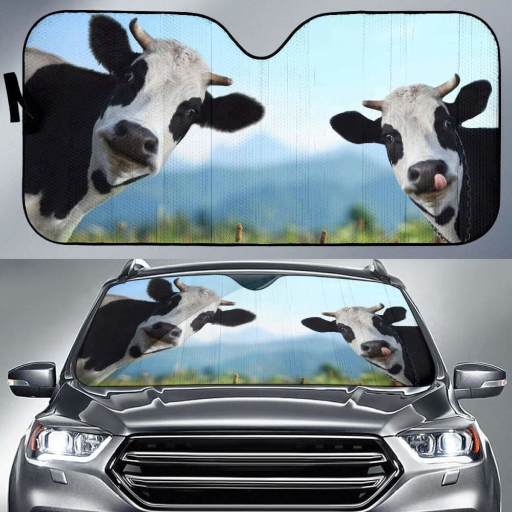 Auto Sun Shades  - Cow