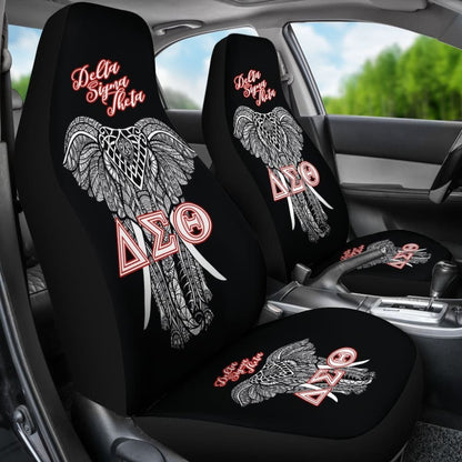 Big E Delta Car Seat Cover-Black